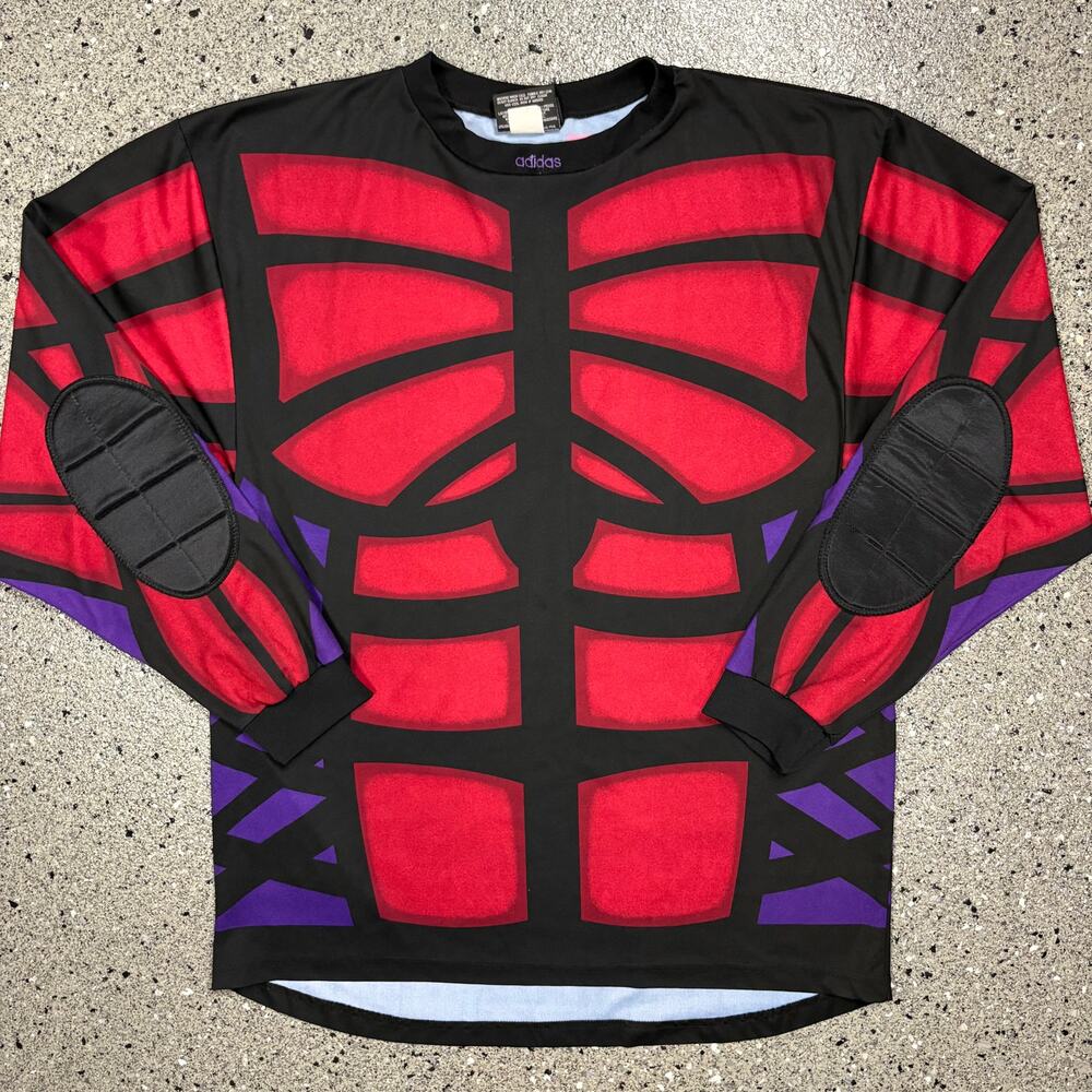 Vintage 1990s Adidas Predator Skeleton Goalkeeper Jersey